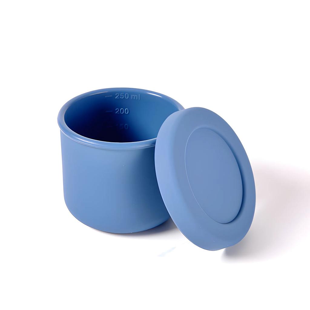 Portable Bento Box Food Grade Microwave Silicone Lunch Box Home Refrigerator Silicone Cooler
