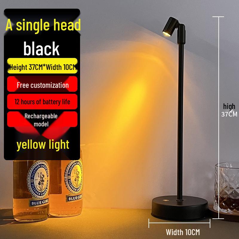 

Outdoor Charging Table Lamp with High Pole Spotlight for Restaurants and Bars Sunset Spotlight