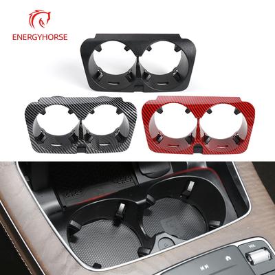 For Mercedes-Benz W205 W213 W253 W447  Car Center Console Water Cup Holder For Benz C E V GLC Class C200 C220  E260 GLC300
