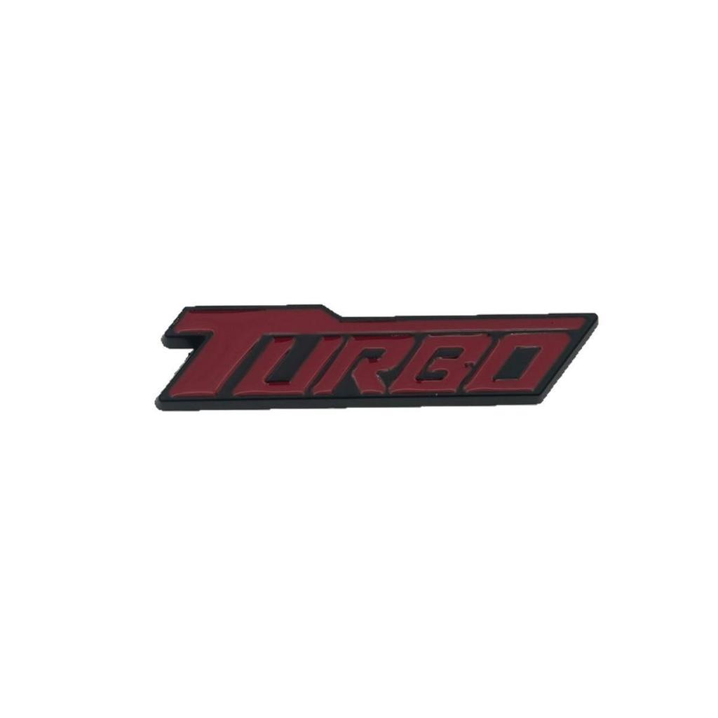 Turbocharged Metal Car Emblem for Chevrolet Cruze Malibu Rear