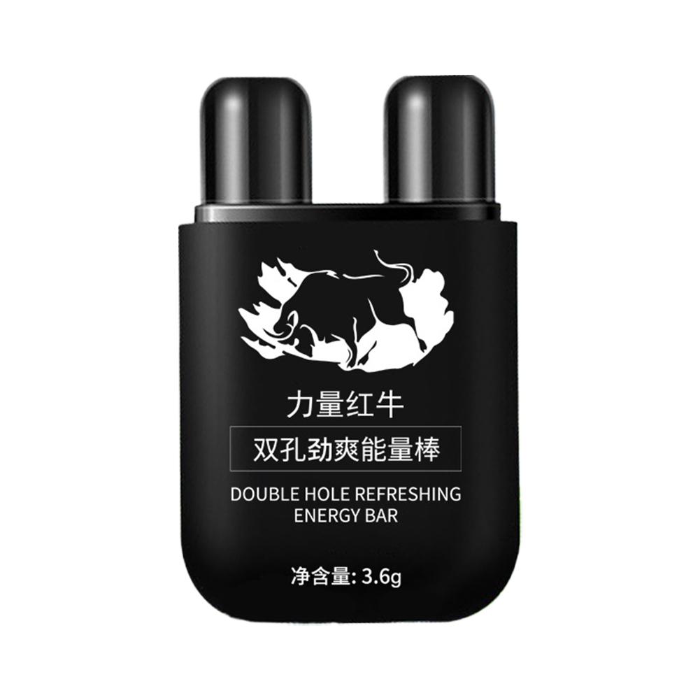 Odorant Double Hole Energizing Energy Bar Aromatherapy Nasal Inhaler Vapors Stick Stimulating Scent Prevent Sleepiness