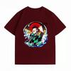 Demon Slayer Tanjiro Kamado Print Tshirt Casual Short Sleeve Cotton Anime Streetwear Unisexs Tshirt