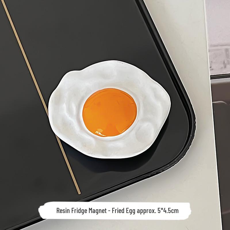 Personalized 3D Food Refrigerator Magnet - Creative & Cute Resin Design