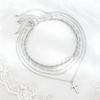 Trendy Geometric Multi-layer Cross Pendant Clavicle Chain Necklace for Women