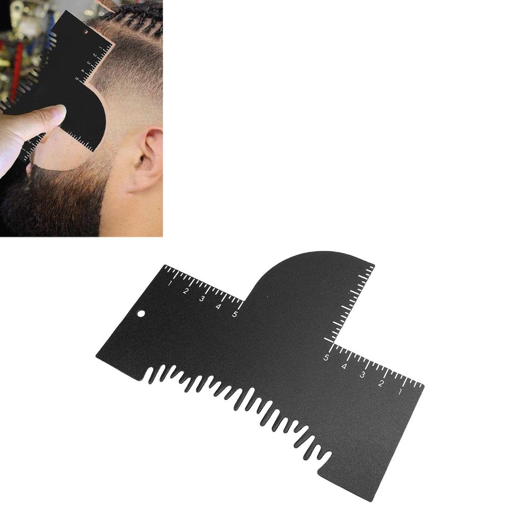 Karta vylepšení pro holiče s měřicími ukazateli Opakovaně použitelný nástroj pro holičské linkování Sprejová barva Nástroj pro tvarování linie vlasů