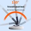 Retractable Curved Car Wash Mop with Soft Bristles - Car Cleaning Brush Tool.