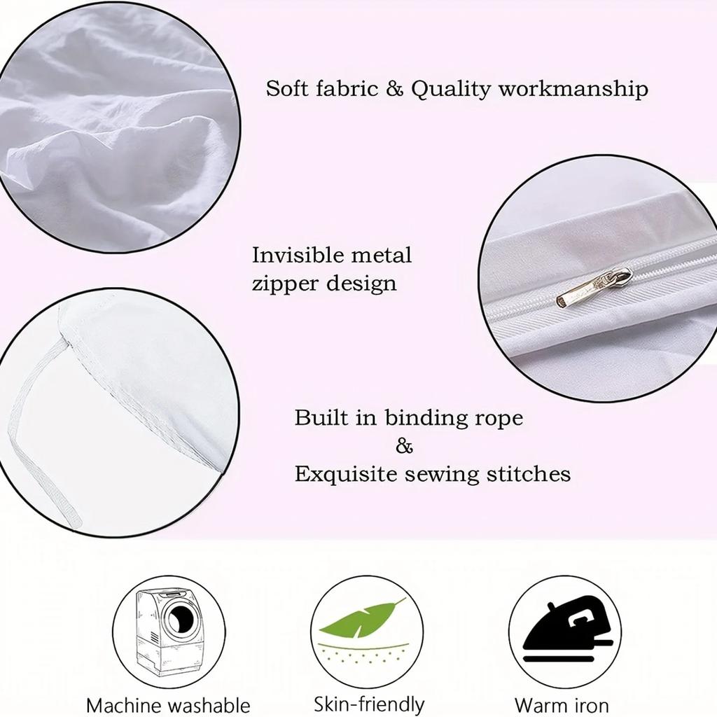 1/2/3 Stück Japanische Kirschblüten Bettbezug-Set Weiche Bettwäsche für Schlafzimmer Gästezimmer Dekoration 1 Bettbezug