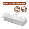Rectangle Cake Pan Nonstick Tiramisu Pan Cake Baking Tray Stainless Steel Tiramisu Dessert Making Molds Multifunction Cheesecake