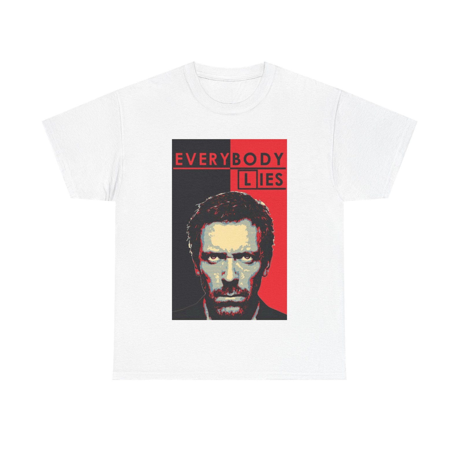 House Inspired MD TV show Everybody Lies Unisex Cotton Graphic T shirt L