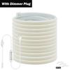 220V COB LED Neonstreifen Dimmbares Schalter-Kit Super Hell 288LEDs/m Wasserdichtes Flexibles Band Streifenband Küchen-Heimbeleuchtung 1M-40M