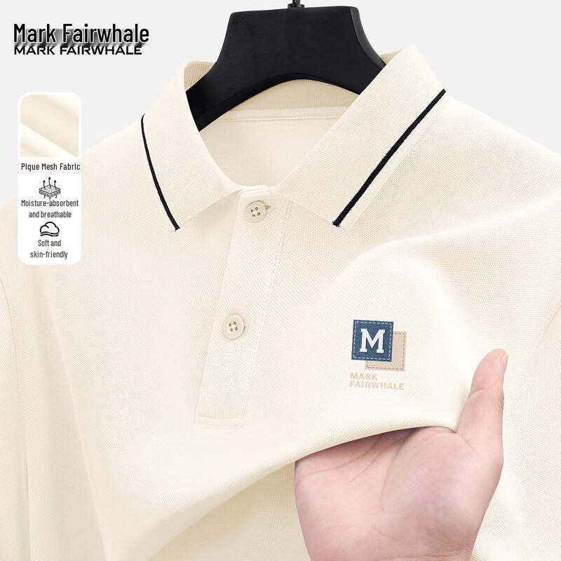 Mark Fairwhale Men's Casual Short-Sleeve Polo Shirt