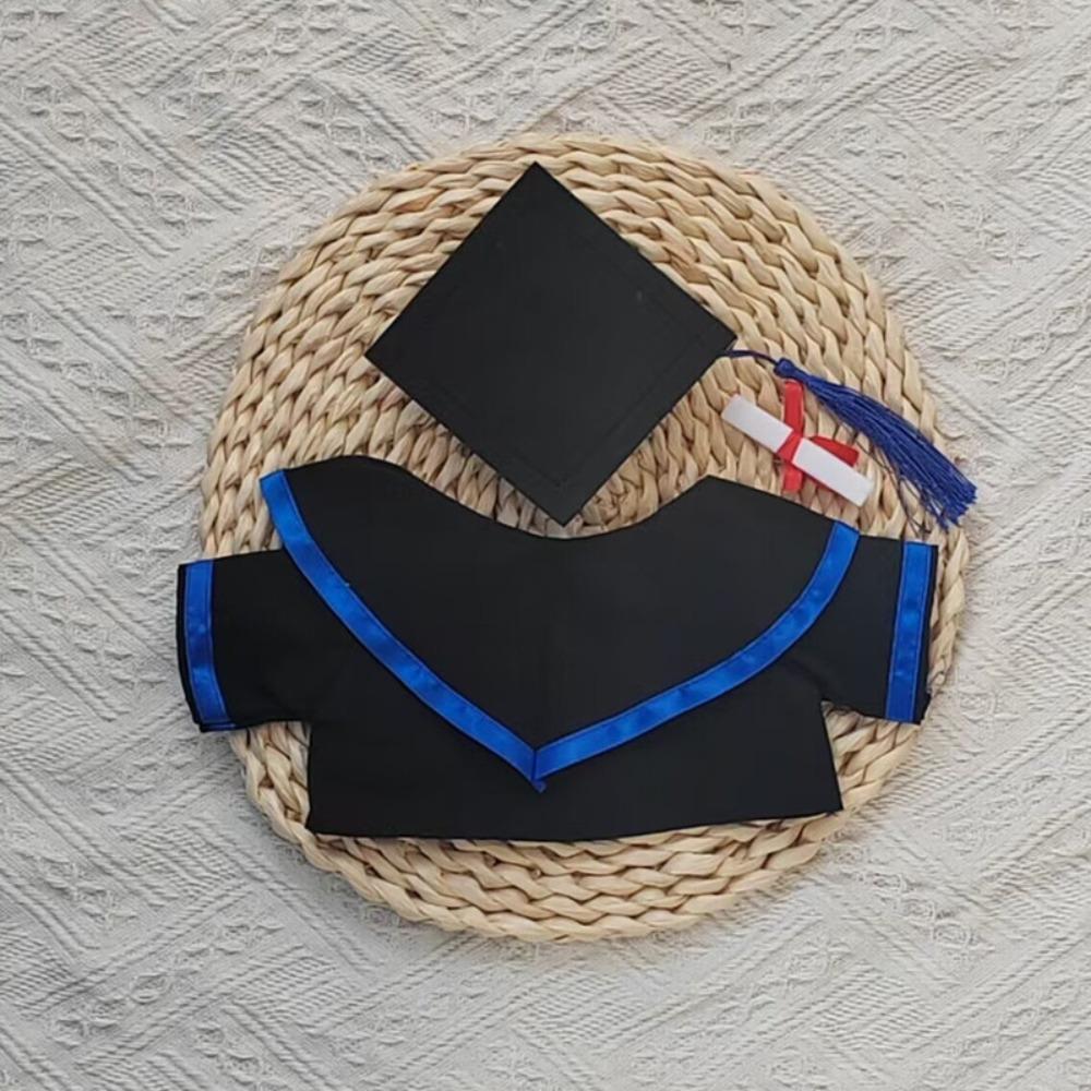 Plush Bear Graduation Bear Clothes Dress Up Plush Dolls Outfits Doll Graduation Clothes Girls Gift