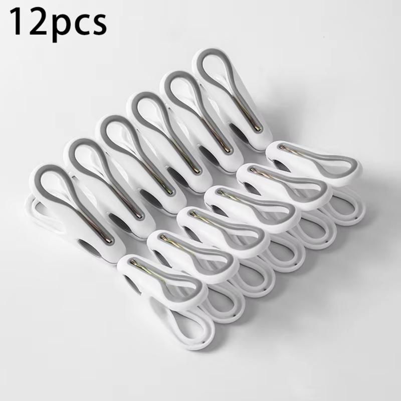 12/24/36PCS Windproof Clothespins Large Clothes Quilt Drying Clips Heavy Duty Windproof Clothespins For Quilt Clothes Drying