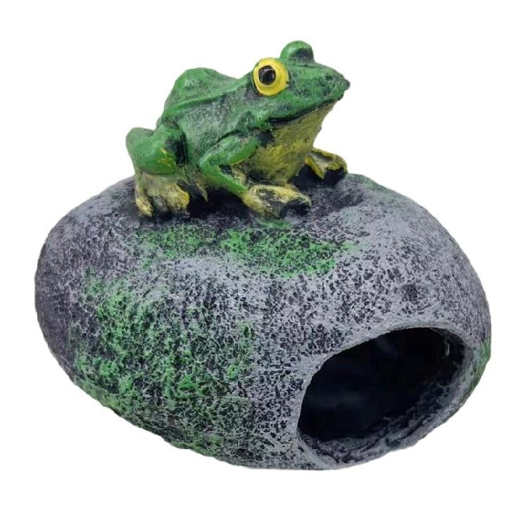 

Aquariums Decoration Frogs/Dolphin Sign Landscaping Figurine Fishtanks Landscape Shelter Succulents Plant Resin Ornament