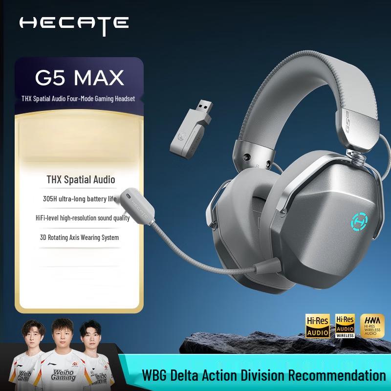 

Бездротова ігрова гарнітура Edifier HECATE G5 MAX