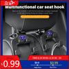 GLC GLB 5pcs Double Head Hook Car Rear Seat Hanging Storage Holder For Mercedes Benz AMG A C E S G Class W201 W210 W108 W204 W2