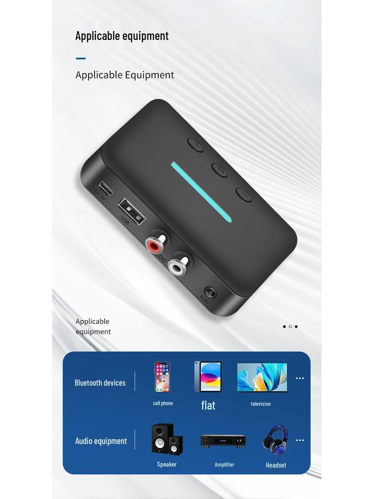 Bluetooth 5.3 Audio Receiver & USB Music Player Adapter