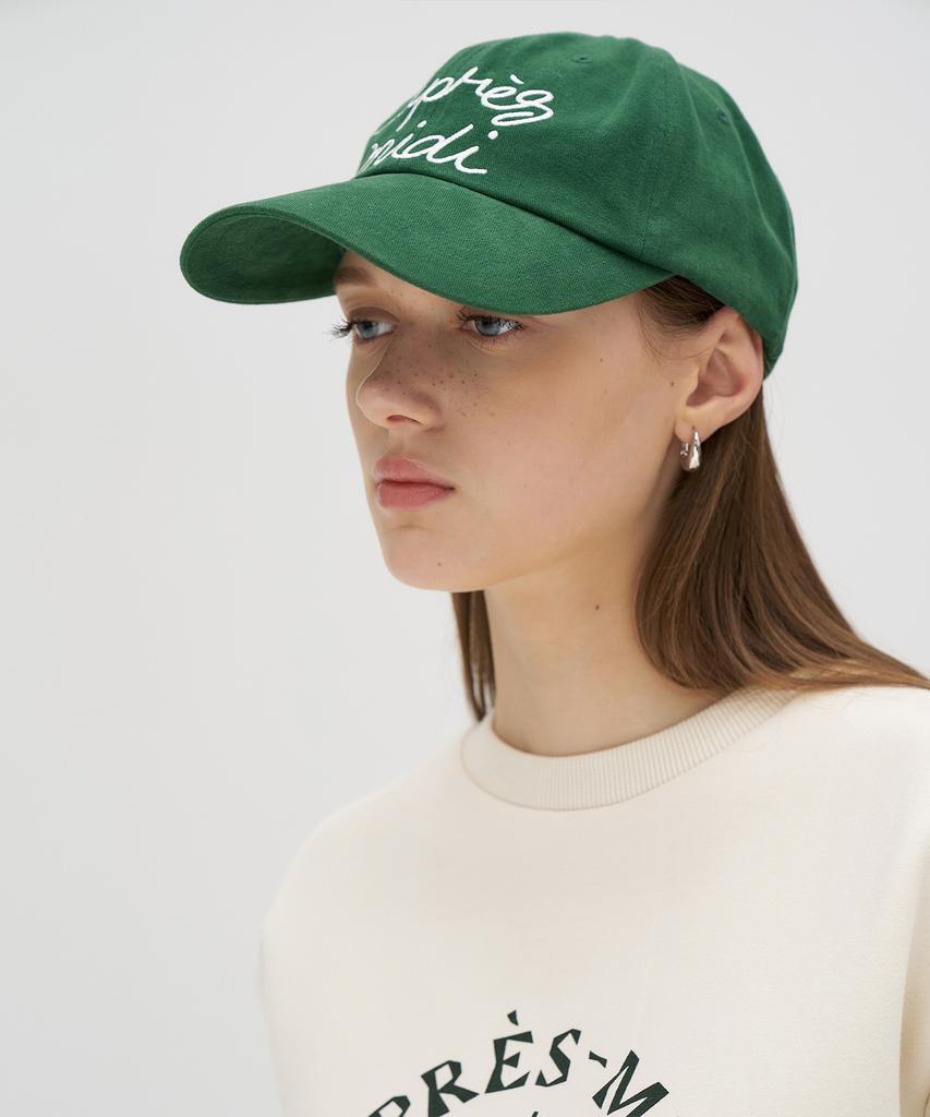 Lapeulemidi Classic Drawing Ball Cap Green