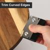 Strugarka do krawędzi drewna, Przenośna ręczna strugarka do krawędzi, Okleiniarka krawędziowa, Antypoślizgowa strugarka ręczna do drewna, PVC, ABS, Fornir, Narzędzie do okleiniowania krawędzi, Gratowanie