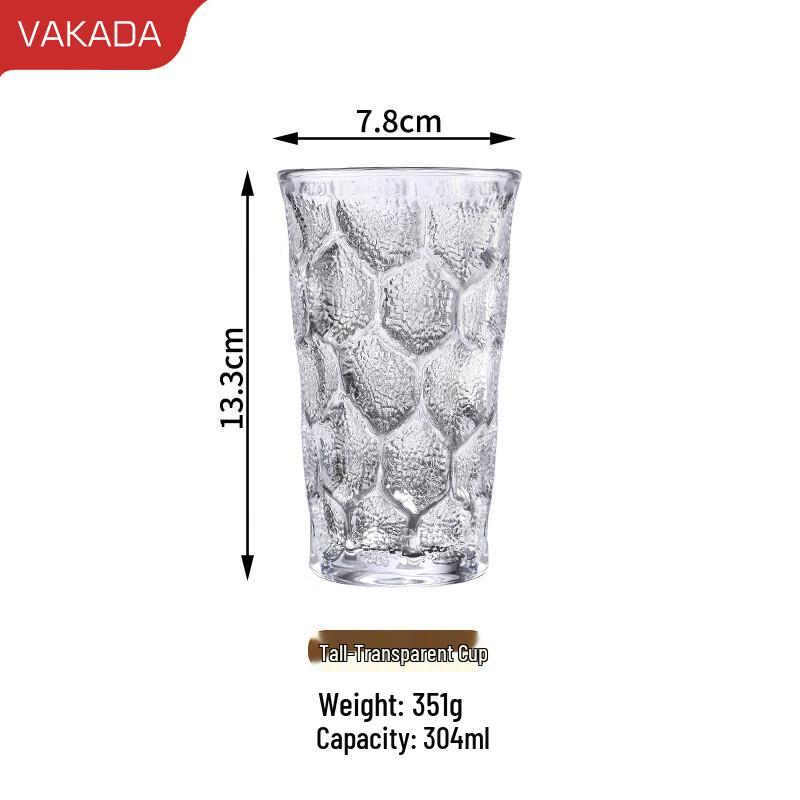 VAKADA Borosilicate Glass Beverage Cup