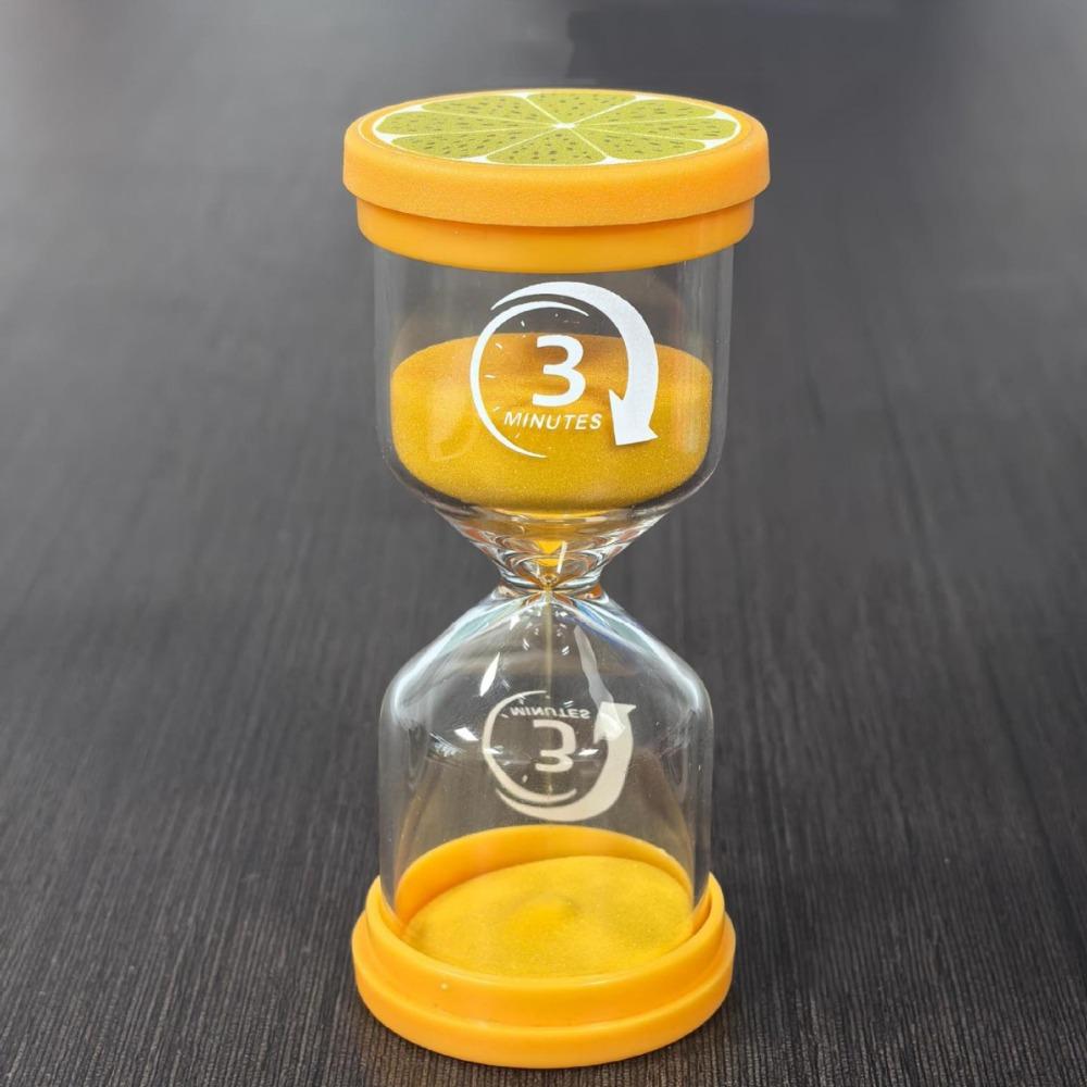 Marcaron Fruit Pattern Hourglass Portable Minutes Timer Study Timer Sand Timer  Home Decoration