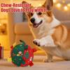 Aufblasbarer Quietschball für Hunde – Interaktives Weihnachtsspielzeug für Hunde – Quietschspielzeug für Hundetraining im Zahnungsalter