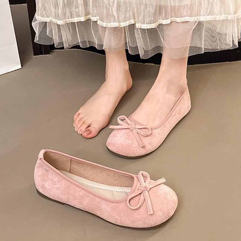 Fashion Comemore Round Toe Casual Sneakers Women Moccasins Summer Candy Color Espadrille Flat Bow Tie Ballet Flats Shoes Loafer Moccasin