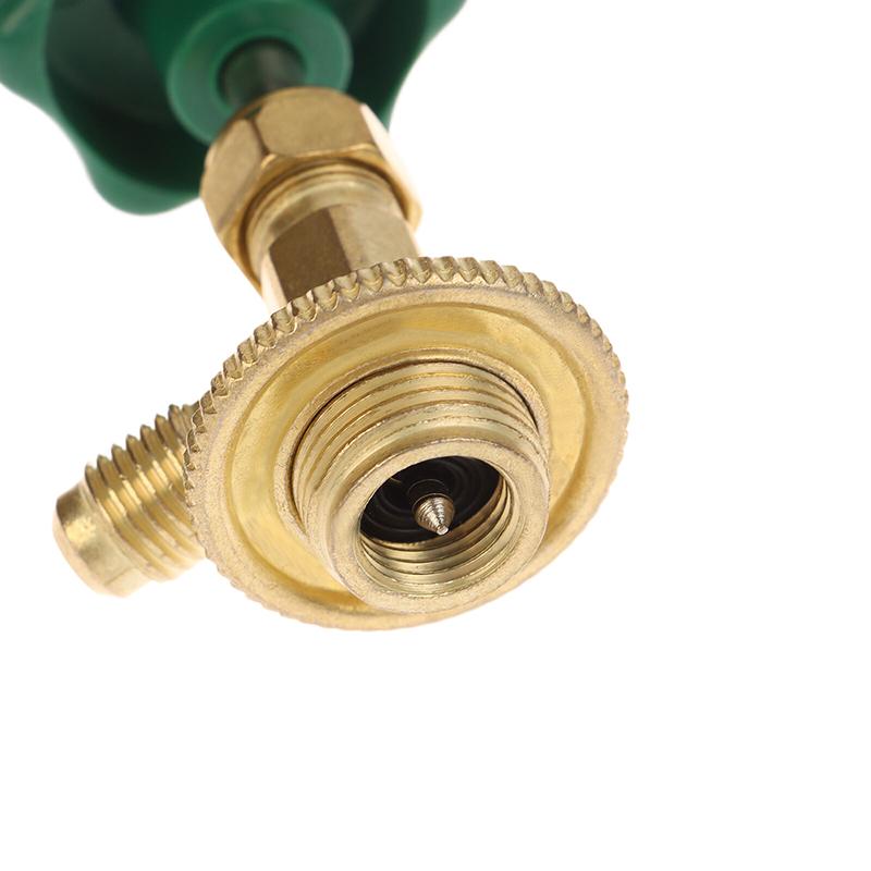 1Pc Low Pressure Dispensing Valve Bottle Opener 1/4 Sae Connector Mayitr Refrigerant Bottle Can Tap For R22 Gas