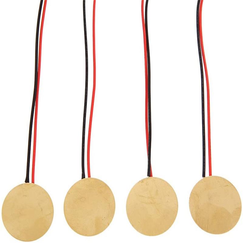 New 10pcs For Audio Buzzer Piezoelectric Piezo Ceramic Wafer Plate Dia 12/15/18/20/27/35/50MM With Wire Buzzer Loudspeaker