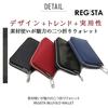 [Register] Men's Bifold Mini Wallet with Box-Shaped Coin Purse and Zipper, Saffiano, Black, Free Size