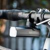 1000 lm front bike light with USB-C - USB-A cable - black