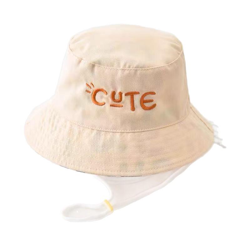 Children's Double-Sided Bucket Hat - Cute, Versatile Sun Hat for Boys & Girls, Perfect for Summer, Spring, and Autumn.
