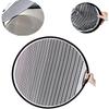 Newest 80cm Circular Striped Foldable Lined Light Reflector Board Round Dent Panel Vehicle Scratch Hails Damages Car Check Tool