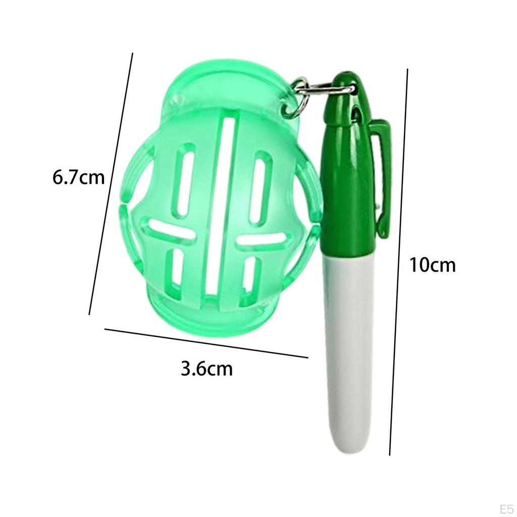 Durable Golf Liner Alignment Tool Marker Stencil Pens Template for Outdoor Identifiers