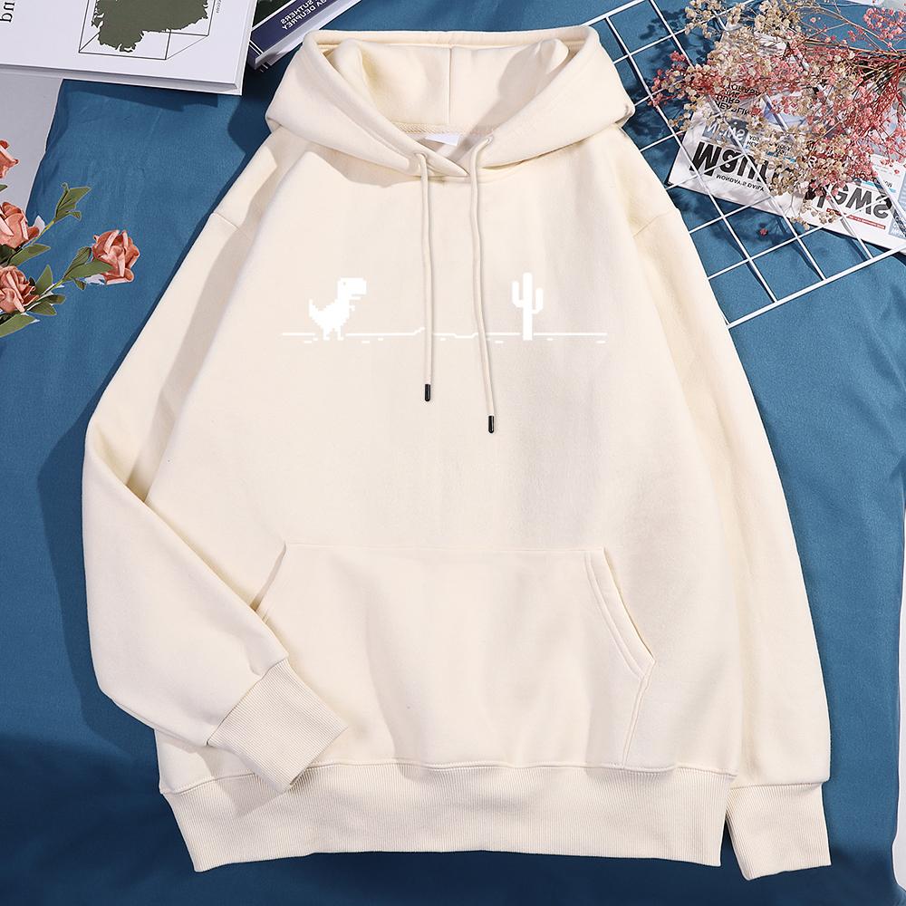 Network Malfunction Little Dinosaur Hoody Men Hombre Cute PockeNew Thicken Pullover Hoodie T Sweatshirt Autumn Warm O-Nec Hoody