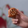 Cliff Cypress Luxury Rosewood Decompression Gyro: Handheld Wind Fire Wheel for Relaxation and Luck