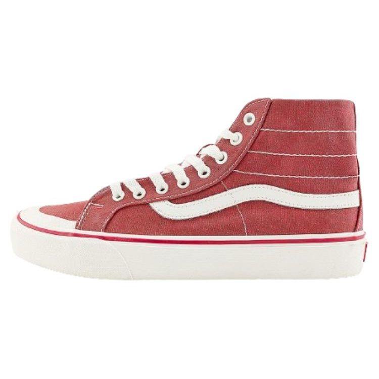 Vans Sk8 Comfortable Simple High-Top Skate Shoes Unisex Sneakers Red VN0A4BX7BJL
