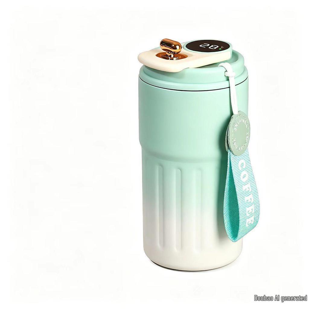 316 Stainless Steel Smart Display Insulated Coffee Mug, Large Capacity with Custom Logo
