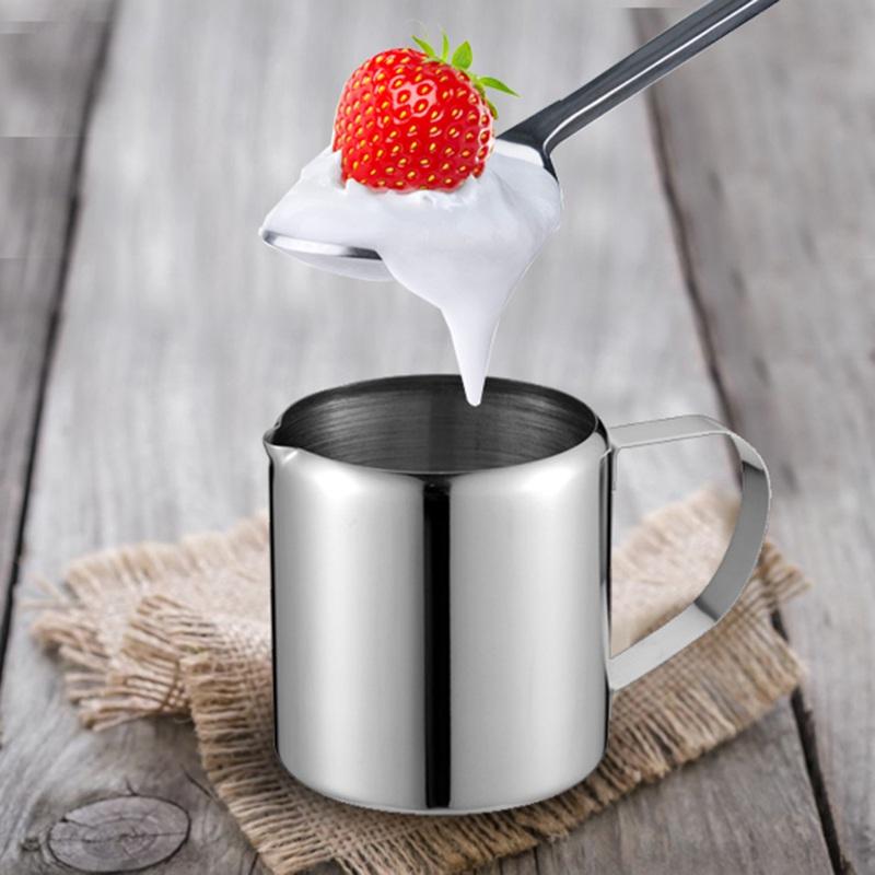 Stainless Steel Milk Jug Cup Frother Coffee Latte Art Flower Cup Espresso Cappuccino Maker Milk Foamer Pitcher 60/90/150/300ml