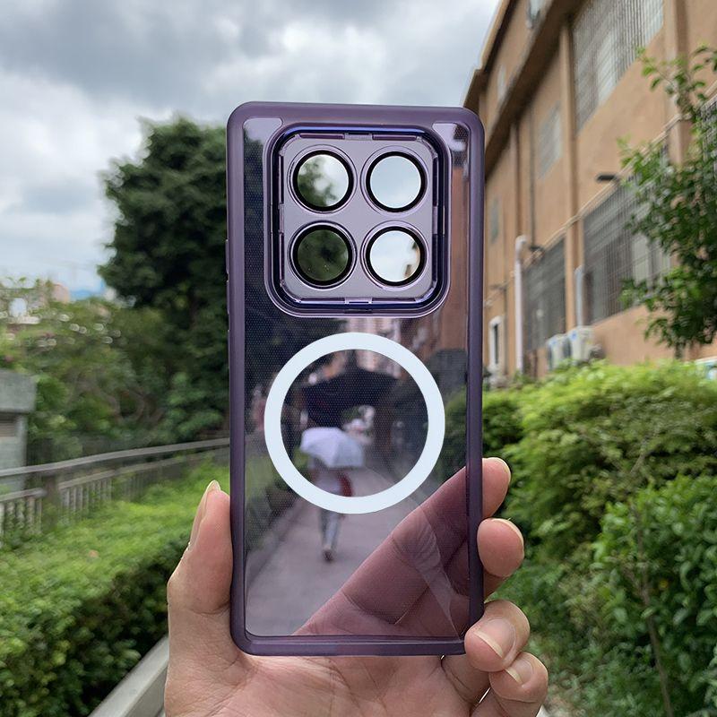 For Xiaomi POCO X7 Case Soft TPU Transparent Magnetic Lens Protective Back Cover Case For Xiaomi POCO X7 X6 Pro X 7 Phone Shell