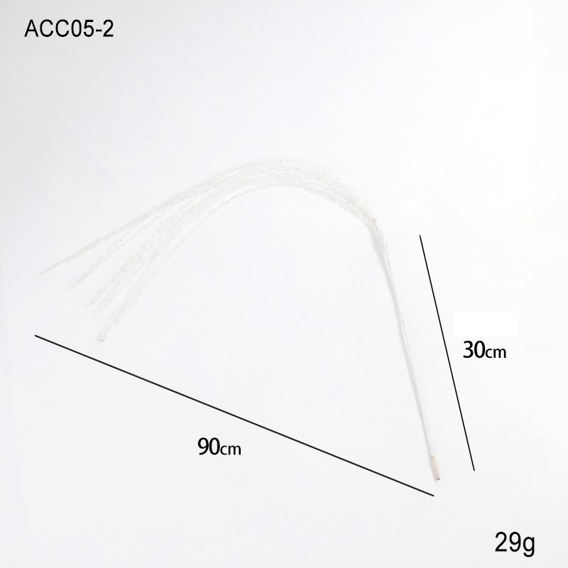 90CM Sequin Insert Wheat Ear Tassel for Christmas Tree and Floral Arrangements