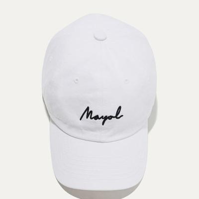 MAYOL Logo Lettering Ball Cap_White