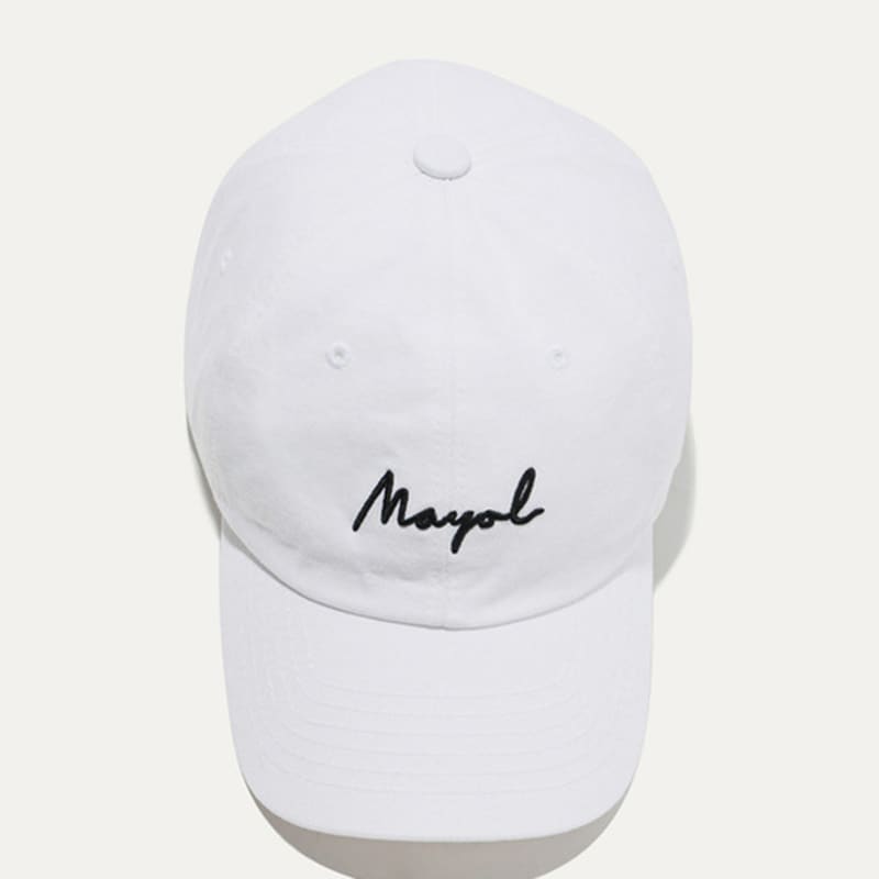 

MAYOL Logo Lettering Ball Cap_White ONE