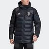 adidas Chaqueta Deportiva con Cremallera Completa y Logo Bordado 3 Rayas Corte Regular Juventus Anthem Hombre Negro DX9202