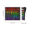 Hot-Swappable 33-Tasten Mechanischer Nummernblock mit RGB-Beleuchtungsmodus, USB-Kabelverbindung, Ergonomisch für effiziente Dateneingabe