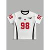 Man Short Sleeve V- Neck sport Tee Vintage Basketball T-shirt Men Clothes