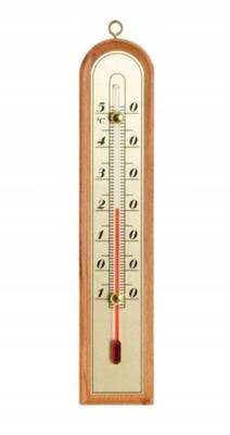 Drewniany wiszący termometr pokojowy