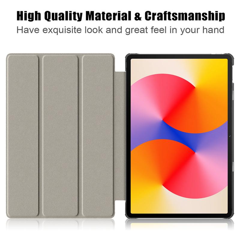 For Huawei MatePad SE 11 2024 Case Tri-folding PU Leather Painted Stand Smart Cover Funda For MatePad SE 11 inch AGS6-W00