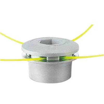 Aluminum Construction Universal Trimmer Head Four Trimmer Lines Replacement Tool Part Brush Cutter Head Gardening Weed Machine