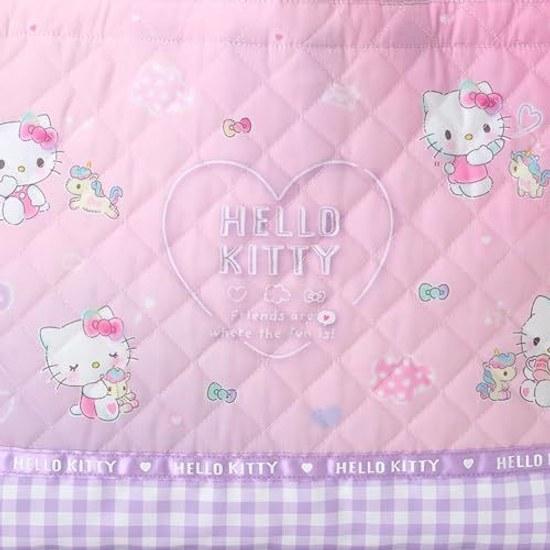Sanrio Quilted Lesson Bag Children Tote Learning Loop Name Space